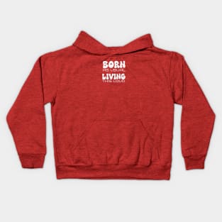 Born as Usual Living This Loud: Celebrate Chosen Family with Matching Pride Kids Hoodie